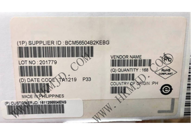 以太網(wǎng) IC BCM56504B2KEBG 24端口GbE多層交換機，帶4個10GbE/HiGig+?端口
