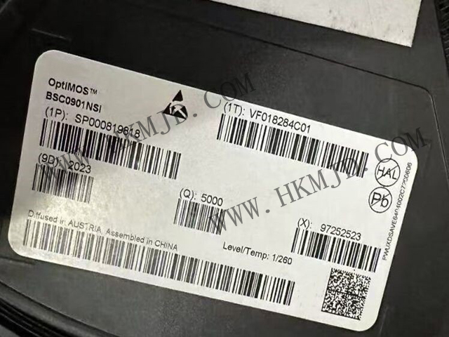 英飛凌N溝道 MOSFET_BSC0901NSI_OptiMOS? 功率 MOSFET，30V