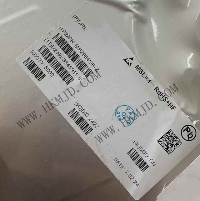 [供應(yīng)] MP2984GR (MPS) 36V，四開關(guān)同步降壓-升壓型控制器